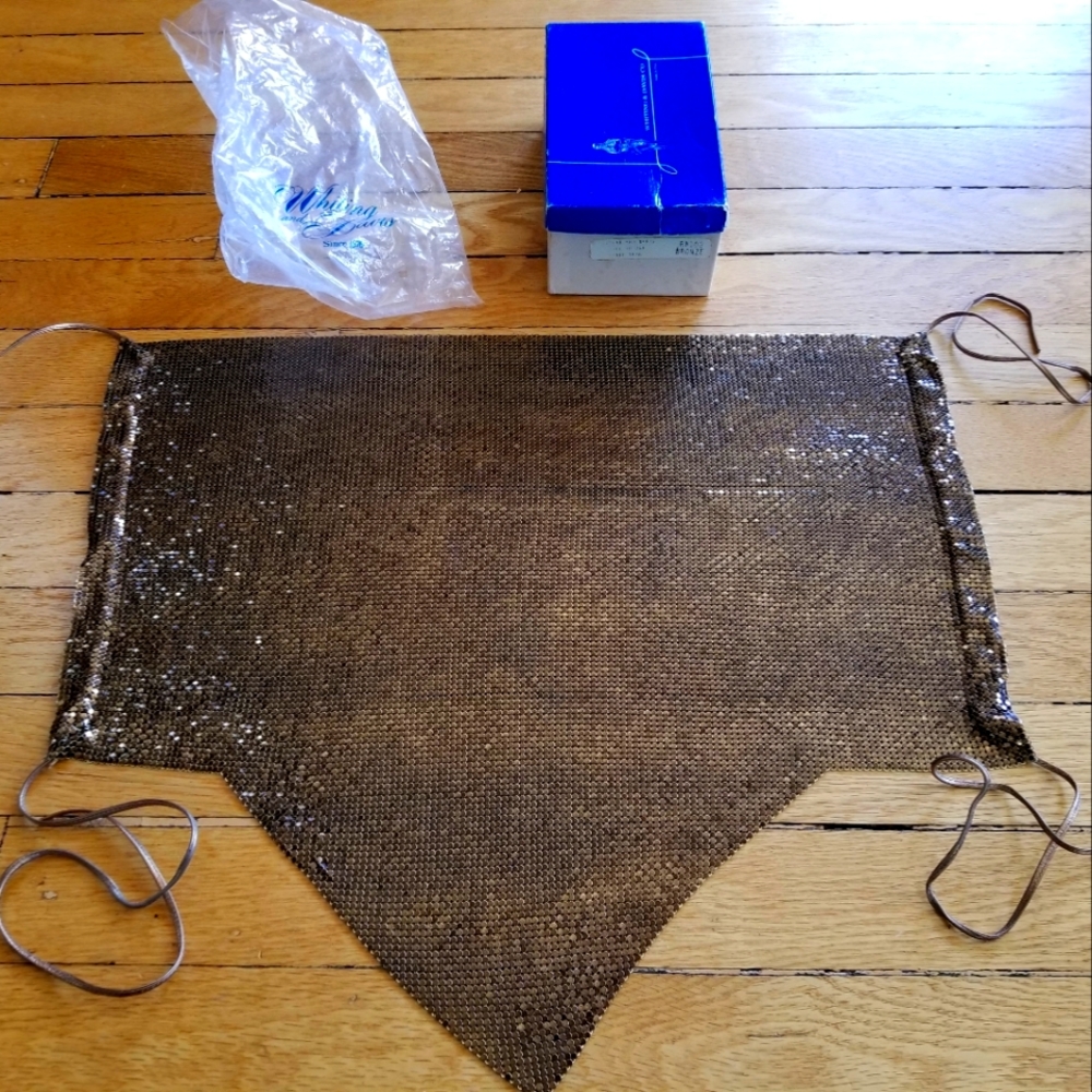 Whiting & Davis Bronze mesh halter